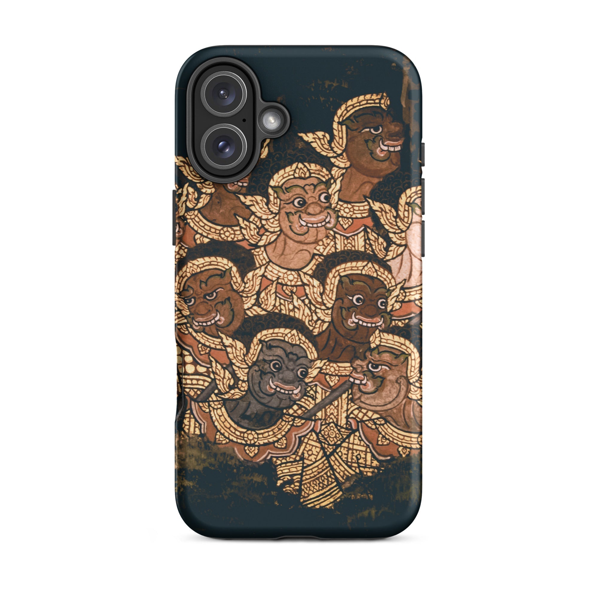Babes in the Woods Traditional Thai Myth Iphone Case, 16 Plus / Matte, Phone Case Thai Demon Art