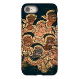 Babes in the Woods - Traditional Thai Myth Iphone Case, 8 / Matte, Phone Case Colorful Thai-style Artwork Multiple Faces Ornate