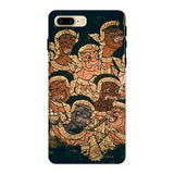 Babes in the Woods - Traditional Thai Myth Iphone Case, 8 Plus / Matte, Phone Case Colorful Traditional Thai-style Artwork Multiple Faces
