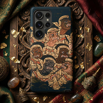 Babes in the Woods - Traditional Thai Myth Phone Case, Mobile Cases, Toby Leon