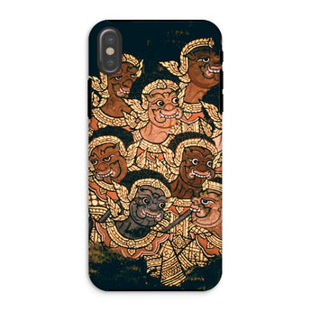 Babes in the Woods - Traditional Thai Myth Iphone Case, Xs / Matte, Phone Case Colorful Traditional Thai Art Design Multiple