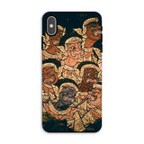Babes in the Woods - Traditional Thai Myth Iphone Case, Xs Max / Matte, Phone Case Colorful Traditional Thai-style Artwork Multiple Faces