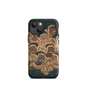Babes in the Woods - Traditional Thai Myth Phone Case Iphone 13 Mini / Matte Iphone Case Thai Art Traditional Myth, Folklore, Mystical Realm