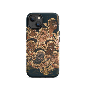 Babes in the Woods - Traditional Thai Myth Phone Case Iphone 14 / Matte Iphone Case Thai Art Traditional Myth, Folklore, Mystical Realm
