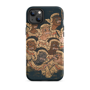 Babes in the Woods - Traditional Thai Myth Phone Case Iphone 14 Plus / Matte Iphone Case Thai Demon Art Traditional Myth, Folklore,