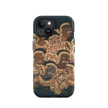 Babes in the Woods - Traditional Thai Myth Phone Case Iphone 15 / Matte Phone Case Demon Art Traditional Thai Myth, Folklore, Mystical Realm