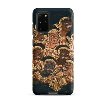 Babes in the Woods - Traditional Thai Myth Samsung Case, Galaxy S20 Plus / Matte, Dark-colored Phone Case Adorned Detailed Gold-accented