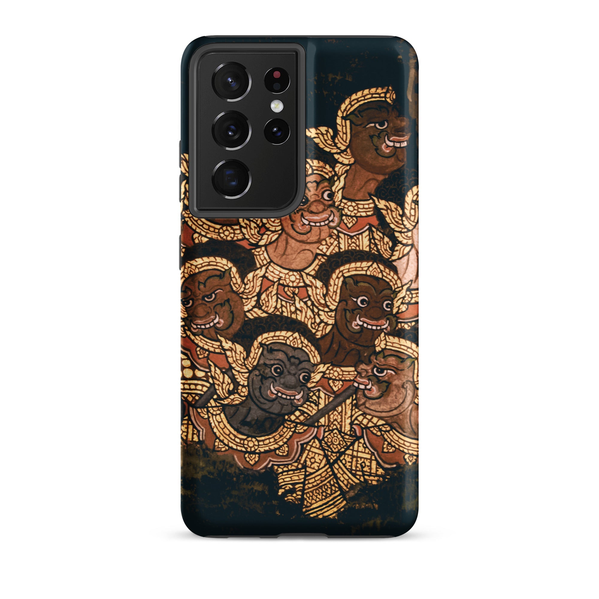 Babes in the Woods Traditional Thai Myth Samsung Case, Galaxy S21 Ultra / Matte, Smartphone Case Traditional Thai Art