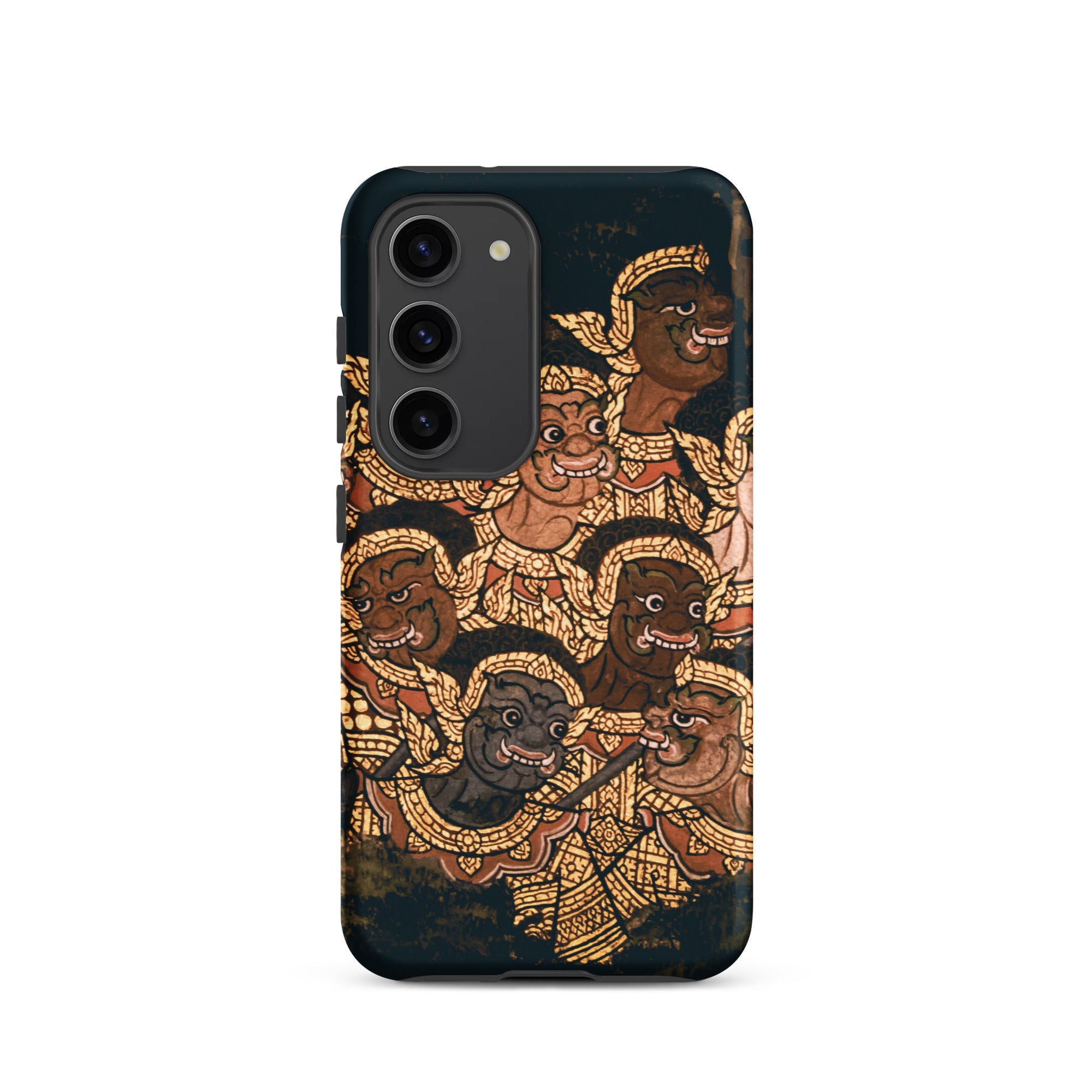 Babes in the Woods Traditional Thai Myth Samsung Case, Galaxy S23 / Matte, Black Phone Case Traditional Thai Art Print Mythical