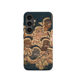 Babes in the Woods - Traditional Thai Myth Samsung Case, Galaxy S24 / Matte, Dark Blue Phone Case Thai Mythological Art Print