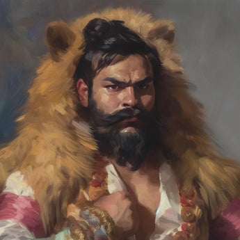 Baby Bear - Indian Desi Gay Baby Daddy Art Print - Posters Prints & Visual Artwork - Aesthetic Art