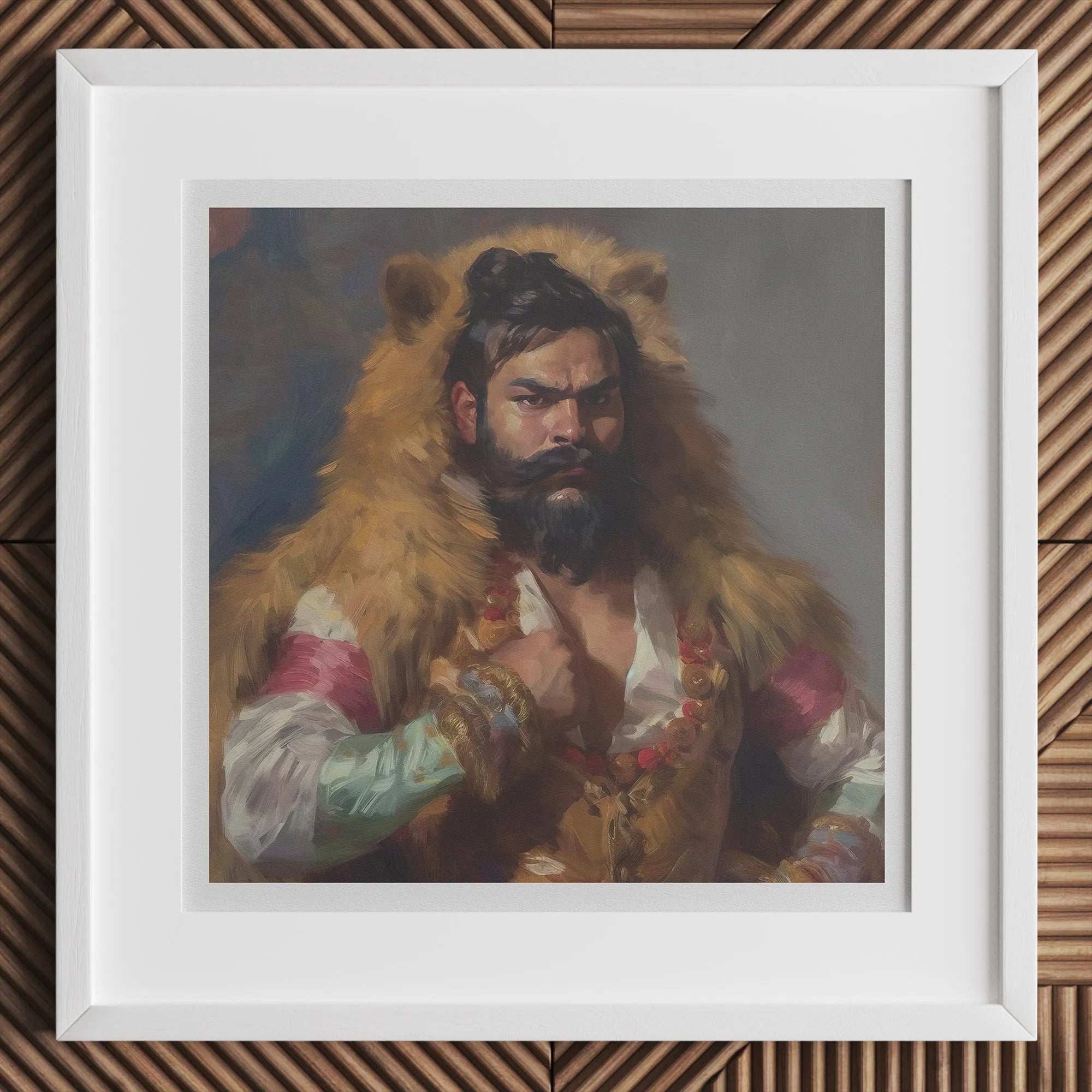 Baby Bear - South Asian Gaybear Indian Desi Daddy Art Print - Posters Prints & Visual Artwork - Aesthetic Art