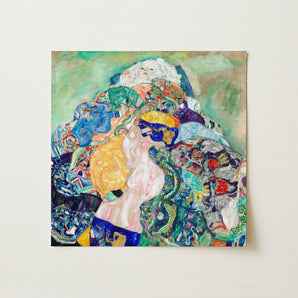 Baby - Gustav Klimt Art Nouveau Print / Canvas, 12x12’’ / 31x31cm / Unframed / no Border, Posters Prints & Visual Artwork, Toby Leon