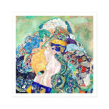 Baby - Gustav Klimt Art Nouveau Print, Colorful Ornate Painting Gustav Klimt’s Distinctive Art Nouveau
