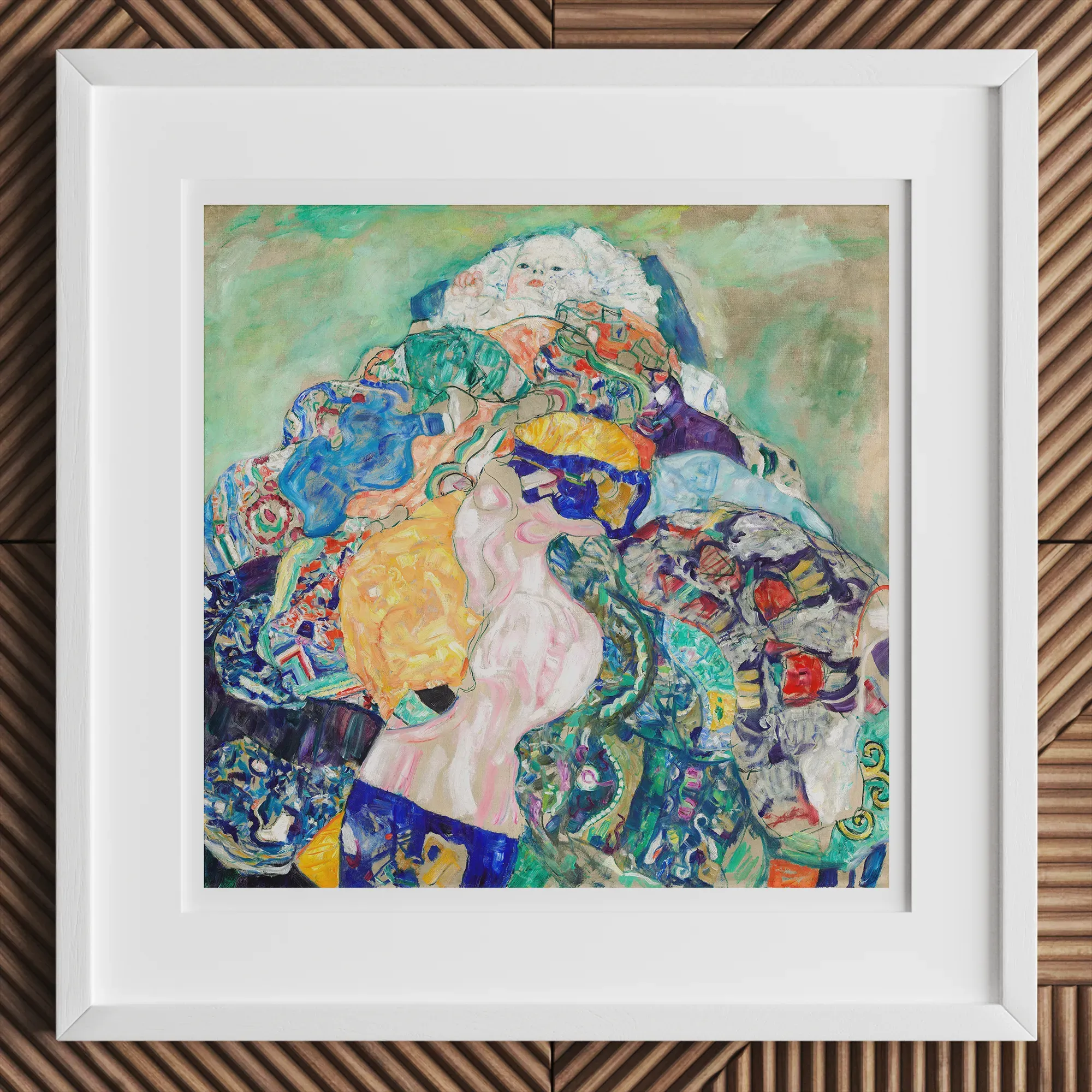 Baby By Gustav Klimt Fine Art Print - Posters Prints & Visual Artwork - Aesthetic Art