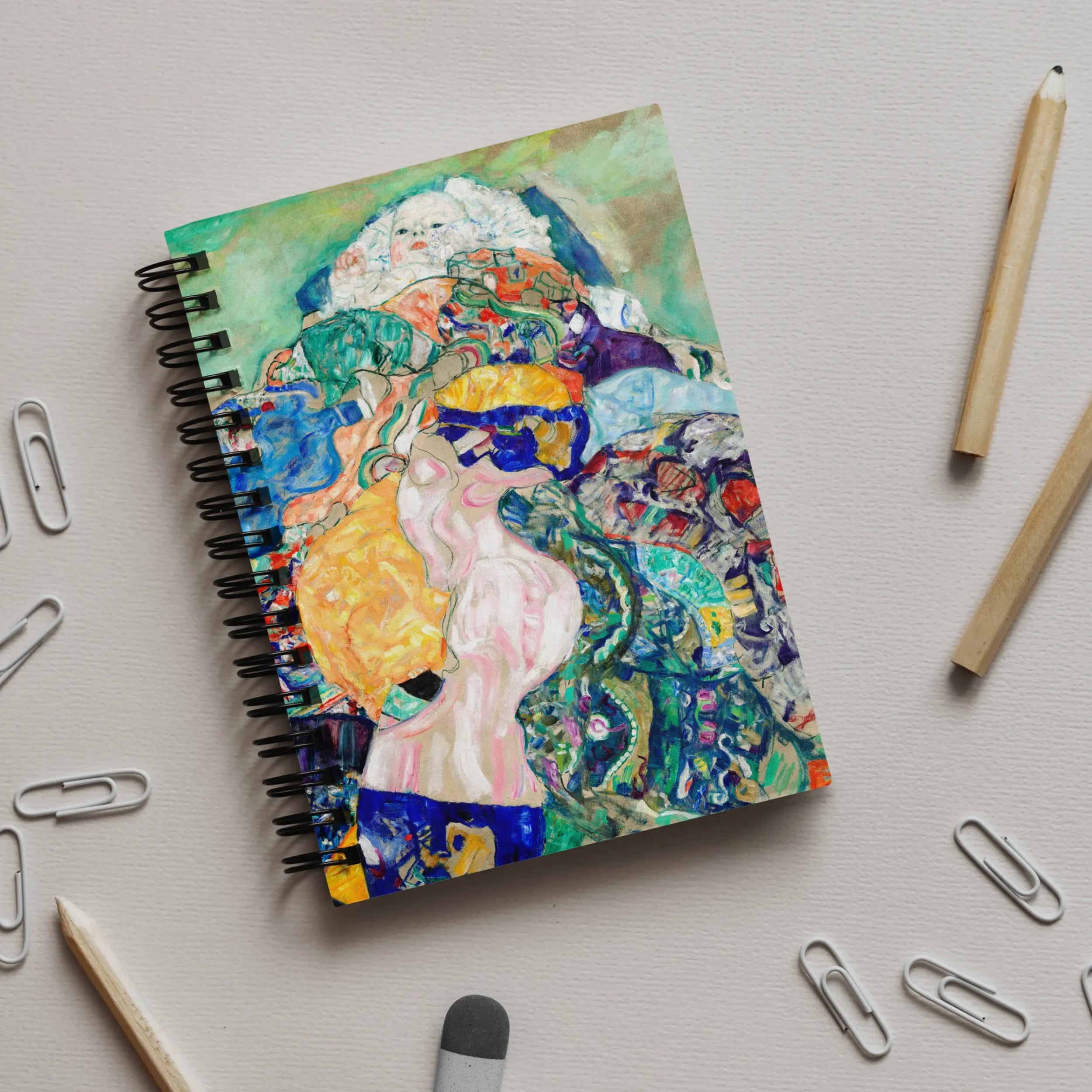 Baby - Gustav Klimt Notebook Notebooks & Notepads