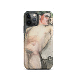 Bacchant - Magnus Enckell Dionysian Art Iphone Case, 12 Pro / Matte, Phone Case Nude Male Figure Art