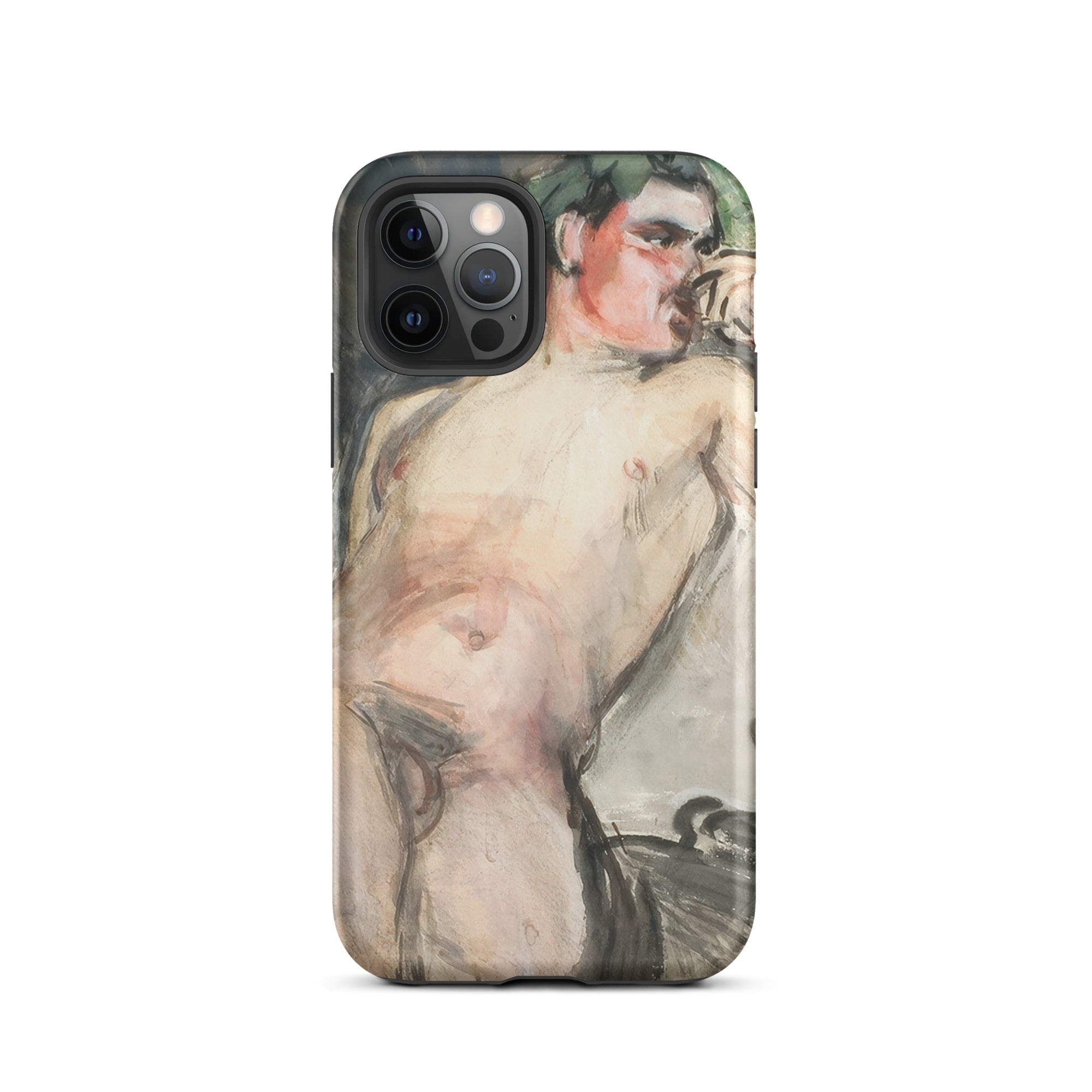 Bacchant Magnus Enckell Dionysian Art Iphone Case, 12 Pro / Matte, Phone Case Nude Male Figure Art
