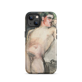 Bacchant - Magnus Enckell Dionysian Art Iphone Case, 13 / Matte, Phone Case Nude Male Figure