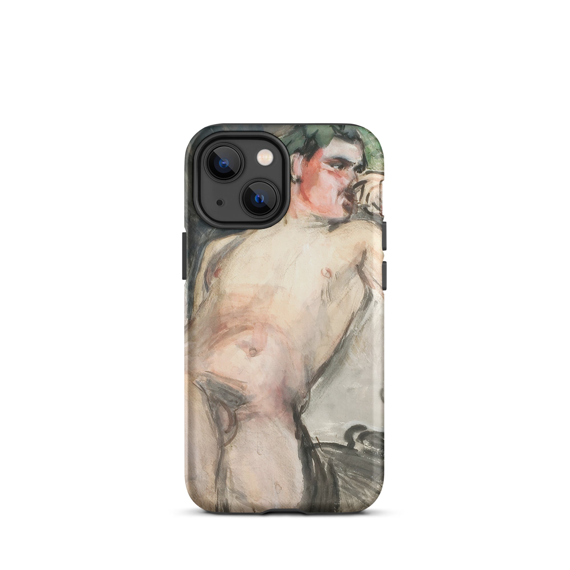 Bacchant Magnus Enckell Dionysian Art Iphone Case, 13 Mini / Matte, Iphone Case Nude Male Figure