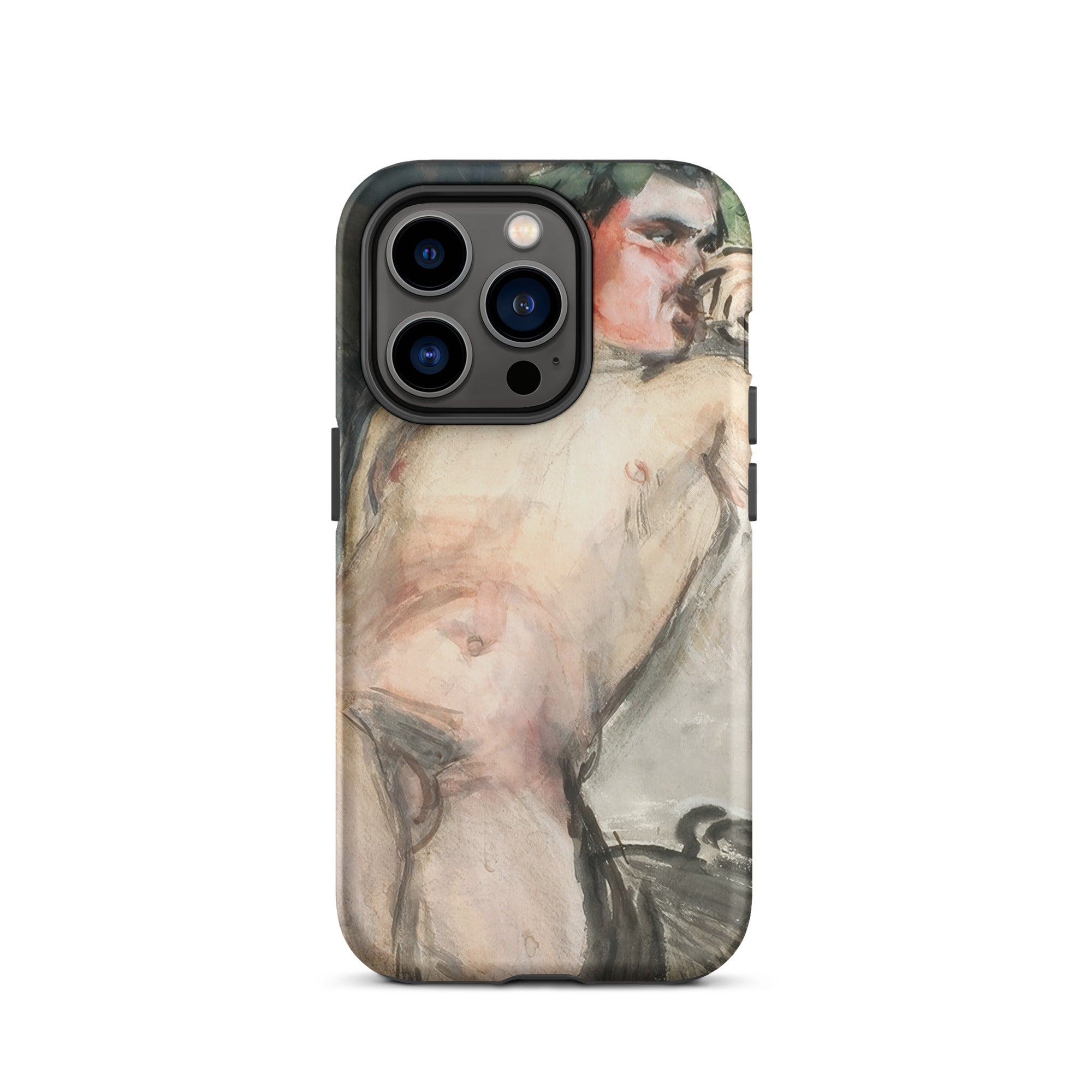 Bacchant Magnus Enckell Dionysian Art Iphone Case, 14 Pro / Matte, Phone Case Nude Figure Art