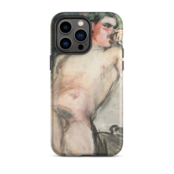 Bacchant - Magnus Enckell Dionysian Art Iphone Case, 14 Pro Max / Matte, Phone Case Nude Figure Art