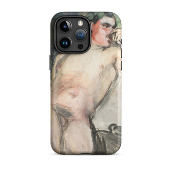 Bacchant - Magnus Enckell Dionysian Art Iphone Case, 15 Pro Max / Matte, Phone Case Nude Male Art