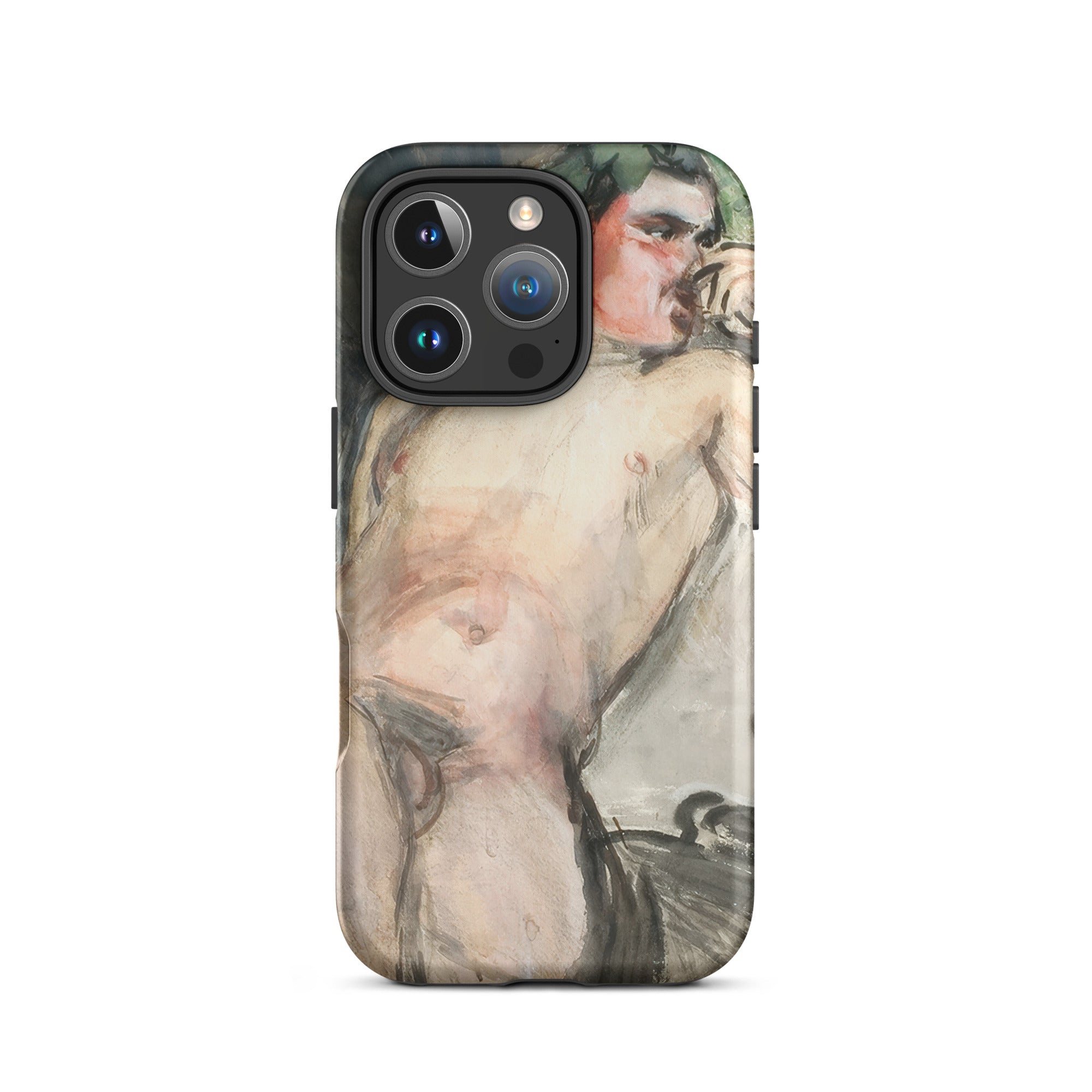 Bacchant Magnus Enckell Dionysian Art Iphone Case, 16 Pro / Matte, Phone Case Nude Figure Art