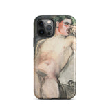 Bacchant - Magnus Enckell Dionysian Art Phone Case Iphone 12 Pro / Matte Phone Case Nude Male Figure Art Enckell’s Bacchant, Iphone