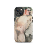 Bacchant - Magnus Enckell Dionysian Art Phone Case Iphone 13 / Matte Phone Case Nude Male Figure Enckell’s Bacchant, Iphone