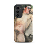 Bacchant - Magnus Enckell Dionysian Art Samsung Case, Galaxy S23 Plus / Matte, Samsung Galaxy S21 Phone Case Artistic Nude Design