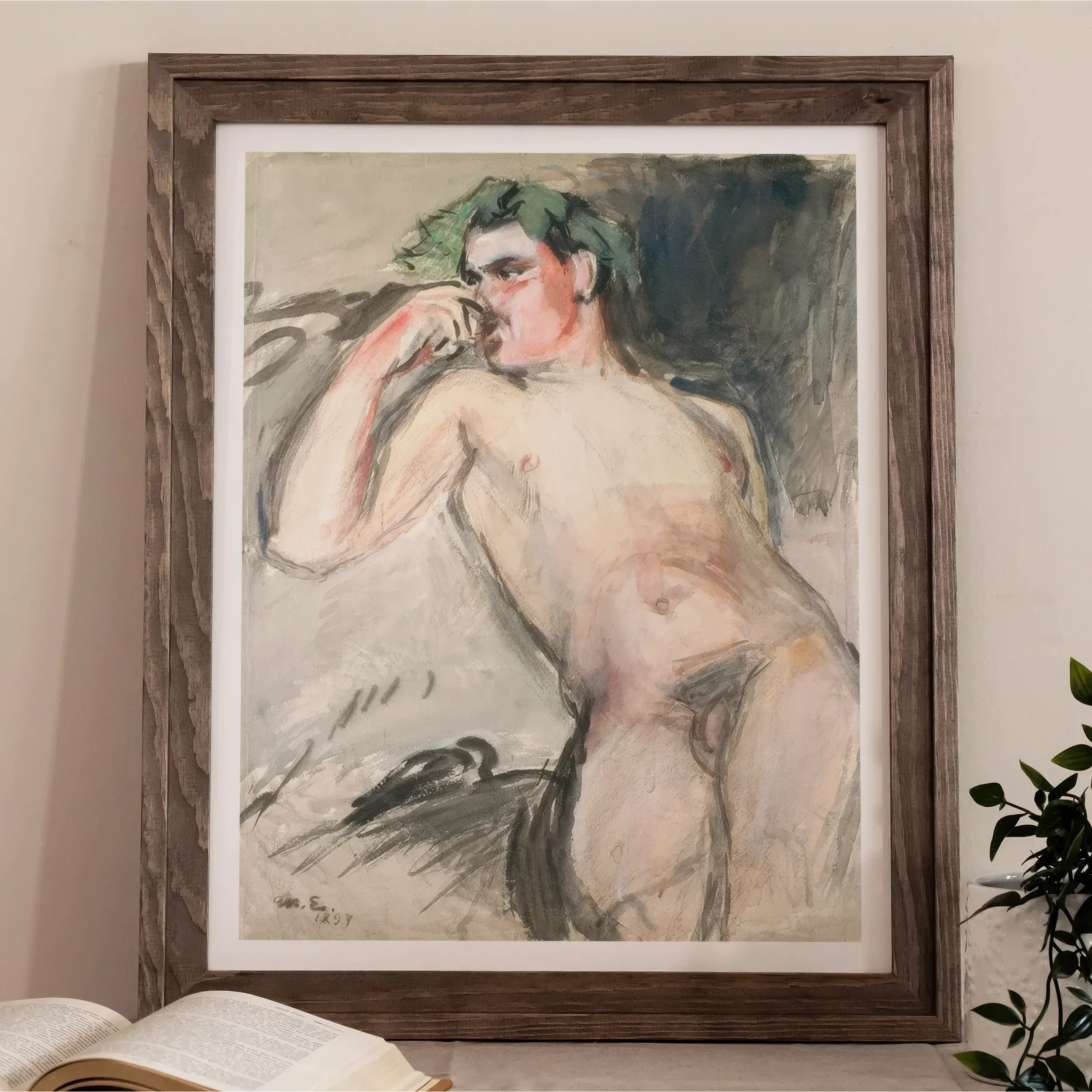 Bacchant - Magnus Enckell Nude Art Print 11’’x14’’ Posters Prints & Visual Artwork