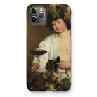 Bacchus - Caravaggio Baroque God Iphone Case, 11 Pro Max / Matte, Phone Case Classical Painting