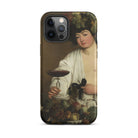 Bacchus - Caravaggio Baroque God Iphone Case, 12 Pro Max / Matte, Phone Case Classical Painting