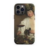 Bacchus - Caravaggio Baroque God Iphone Case, 13 Pro Max / Matte, Phone Case Classical Painting