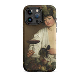 Bacchus - Caravaggio Baroque God Iphone Case, 15 Pro Max / Matte, Iphone Case Classical Painting