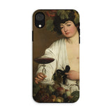 Bacchus - Caravaggio Baroque God Iphone Case, Xr / Matte, Phone Case Classical Painting