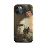 Bacchus - Caravaggio Baroque God Phone Case Iphone 11 Pro / Matte Phone Case Classical Painting Caravaggio Baroque God, Booze Soaked