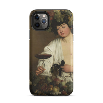 Bacchus - Caravaggio Baroque God Phone Case Iphone 11 Pro Max / Matte Phone Case Classical Painting Caravaggio Baroque God, Booze Soaked