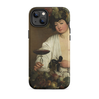 Bacchus - Caravaggio Baroque God Phone Case Iphone 14 Plus / Matte Iphone Case Bacchus Painting Caravaggio Baroque God, Booze Soaked