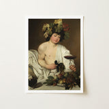 Bacchus - Caravaggio Roman Wine God Art Print / Canvas Studio Model, Companion Mario Minniti, Caravaggio’s, Pulling, Prints