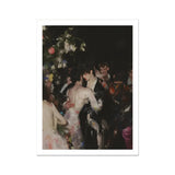 Backstage Bandits - Queer Fashion Show Art Print, Blurry Impressionistic Photograph People Formal Event