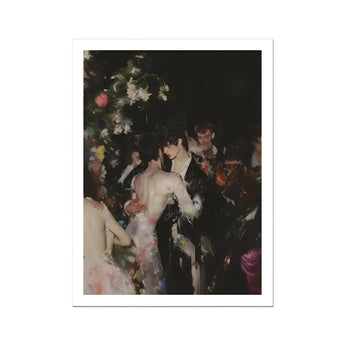 Backstage Bandits - Queer Fashion Show Art Print, Blurry Impressionistic Photograph People Formal Event