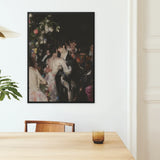 Backstage Bandits - Queer Fashion Show Art Print / Canvas Black-framed Artwork Romantic Dance Scene Soft Impressionistic Brushstrokes One’s