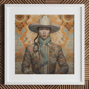 Baihu - Gay Chinese Cowboy Art Print