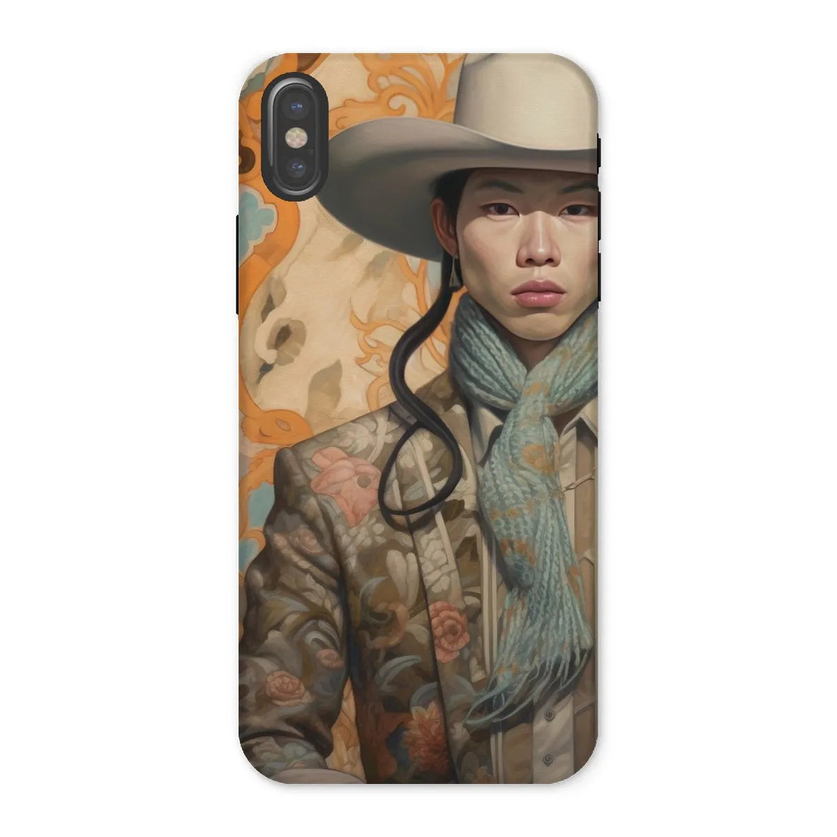 Baihu The Gay Cowboy - Gay Aesthetic Art Phone Case - Iphone x / Matte - Mobile Phone Cases - Aesthetic Art