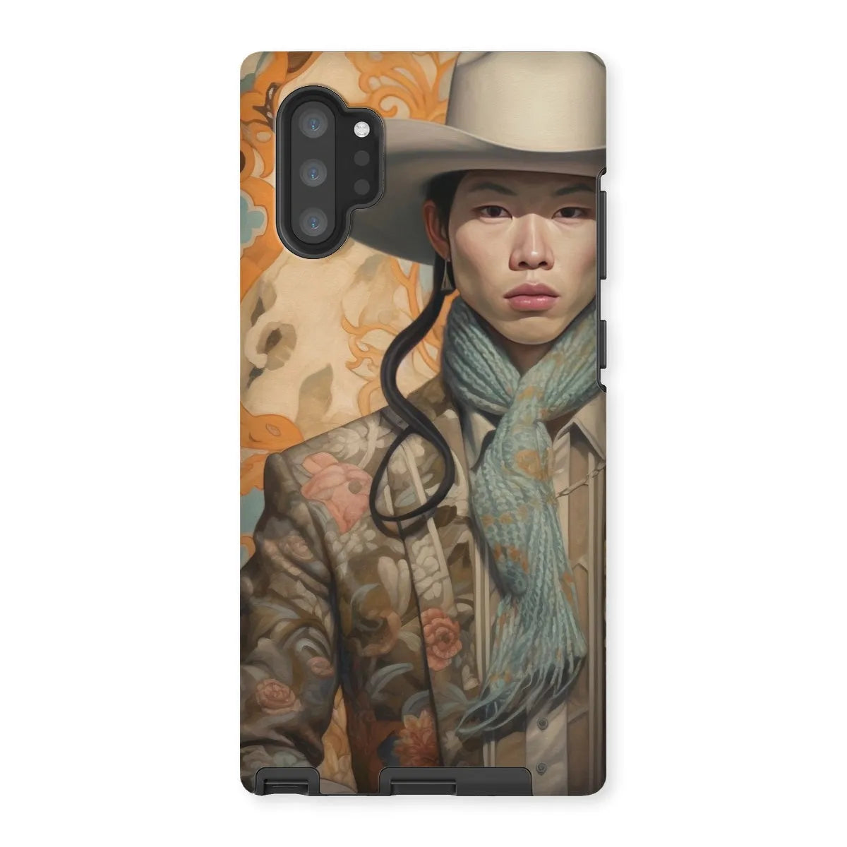 Baihu The Gay Cowboy - Gay Aesthetic Art Phone Case - Samsung Galaxy Note 10p / Matte - Mobile Phone Cases - Aesthetic