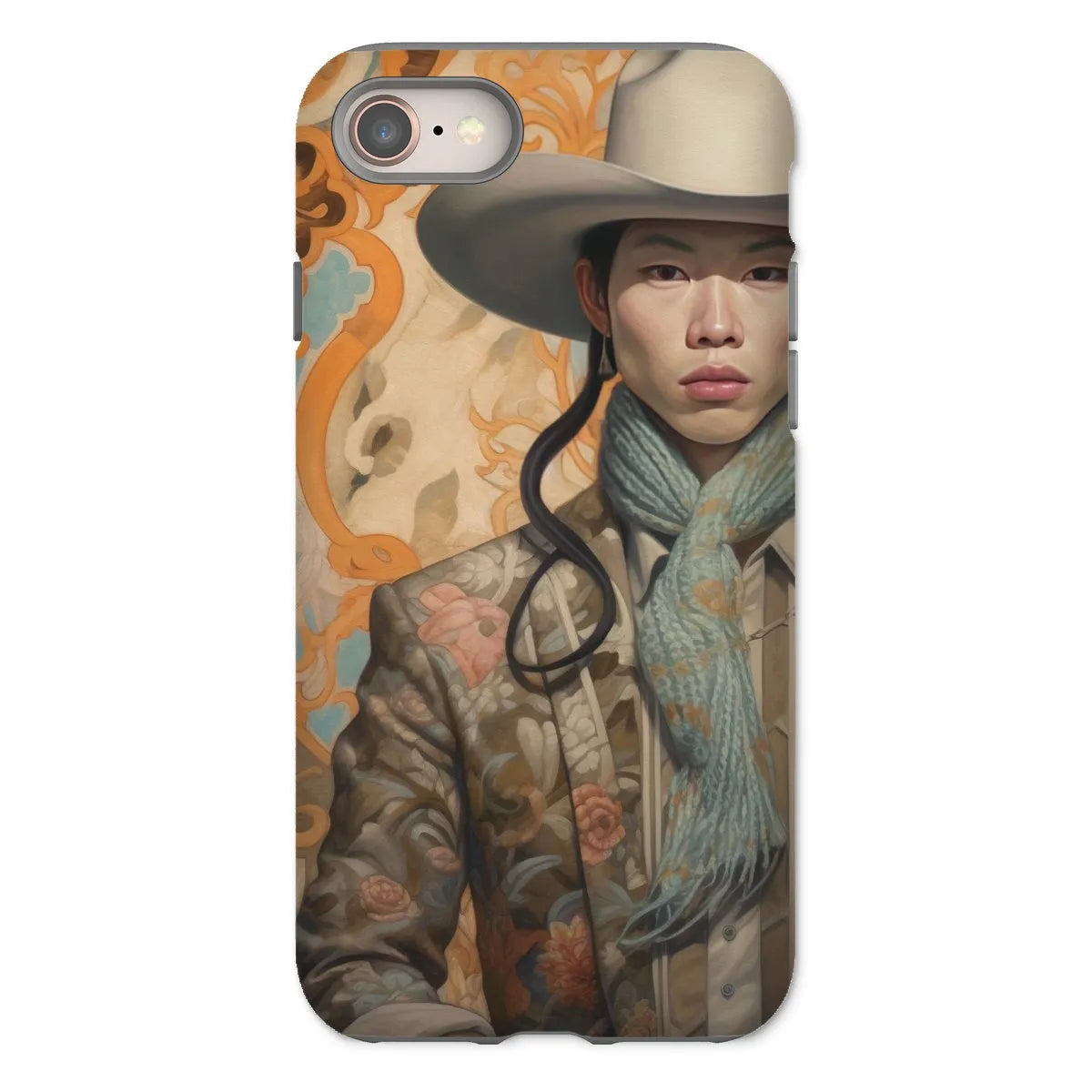 Baihu The Gay Cowboy - Gay Aesthetic Art Phone Case - Iphone 8 / Matte - Mobile Phone Cases - Aesthetic Art