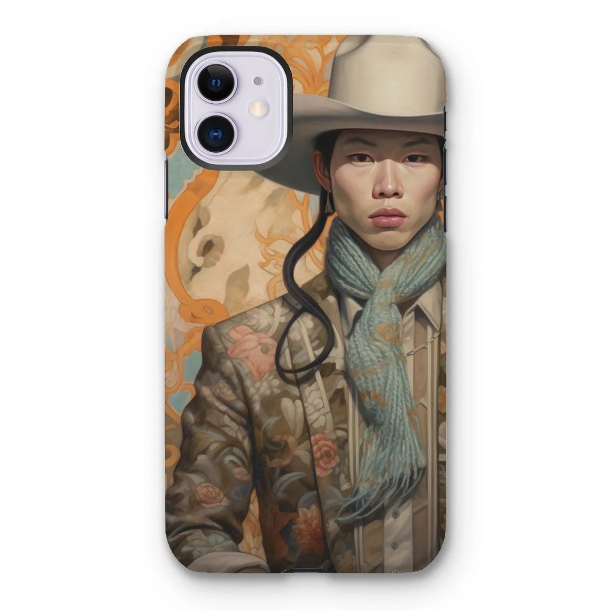 Baihu The Gay Cowboy - Gay Aesthetic Art Phone Case - Iphone 11 / Matte - Mobile Phone Cases - Aesthetic Art