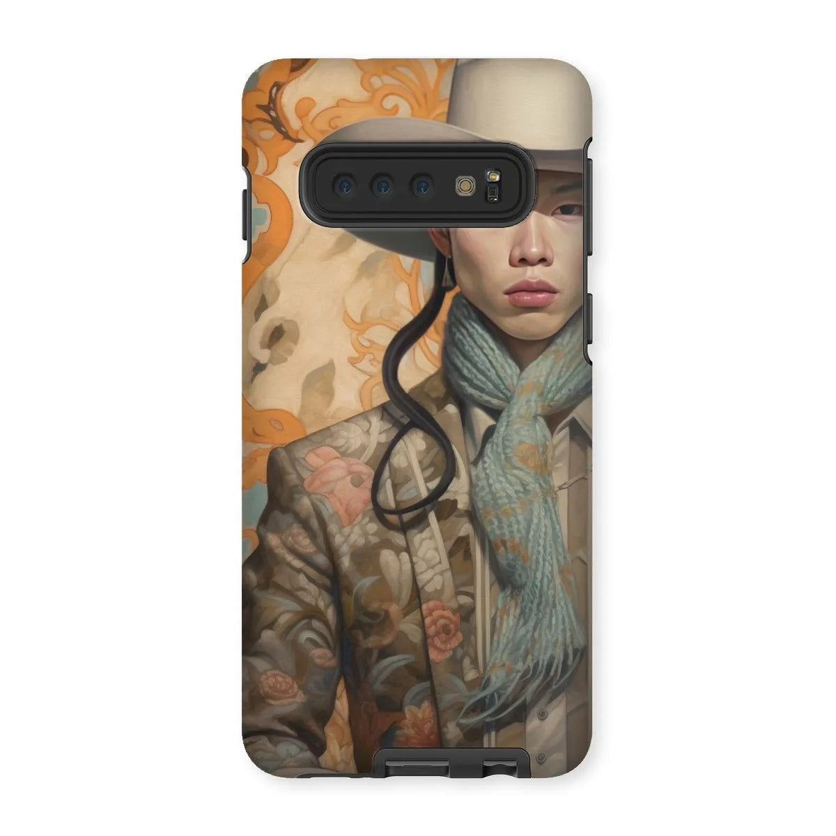 Baihu The Gay Cowboy - Gay Aesthetic Art Phone Case - Samsung Galaxy S10 / Matte - Mobile Phone Cases - Aesthetic Art